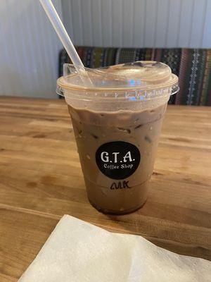 Iced Mocha , sweet, bitter & strong . Really liked this .