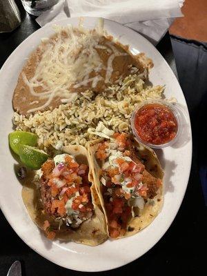 Baja fish tacos