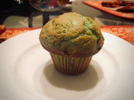 Pistachio Muffin. Tip: Get a Blueberry Muffin instead.