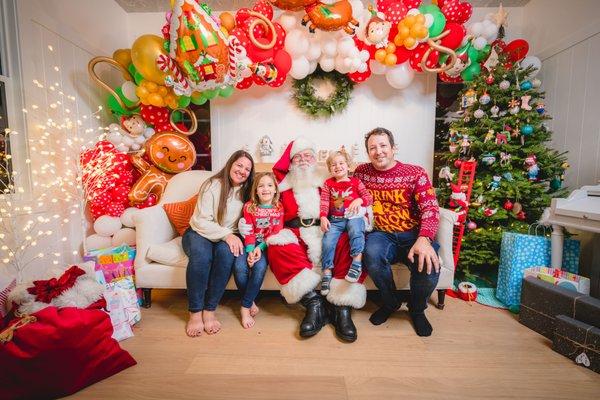 Santa and the Whole Family!