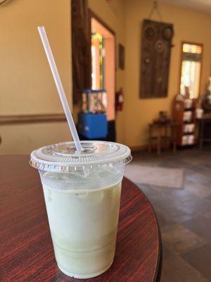 Iced Green Tea Latte