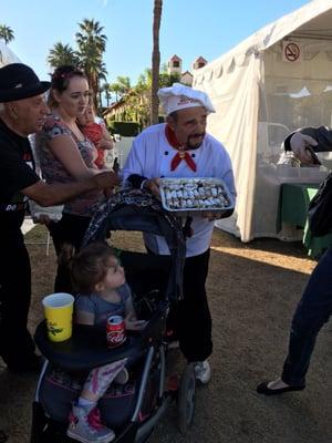 Mini New York Cannoli @ The Italian Festival in Indian Wells near Palm Springs