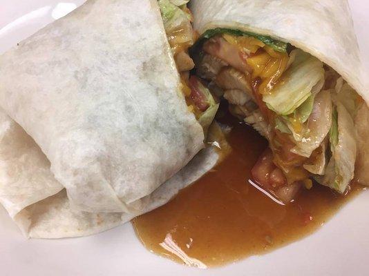 Chicken Bourbon Wrap!