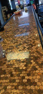 Cool penny table