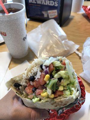 Flavorless burrito