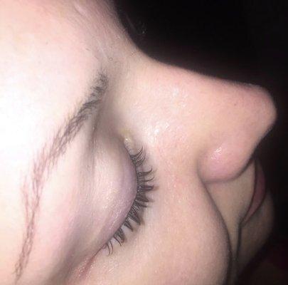 Permanent eyelash curl