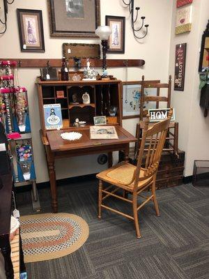 Super cute antique desk.