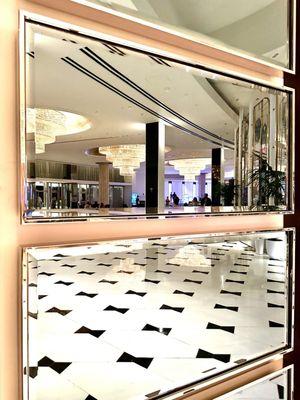 Fontainebleau Hotel's iconic and elegant lobby