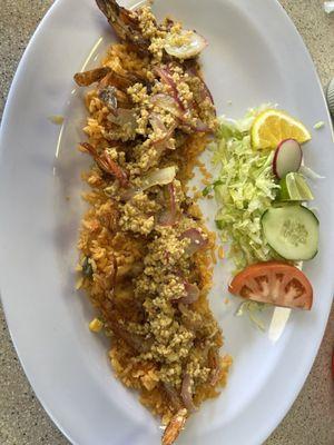 Camarones al Mojo de Ajo.  Fantistico!