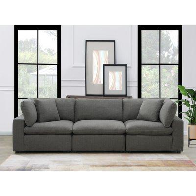 ASY Furniture 3 piece modular sectional sofa modern simple design deep plush sofa near me