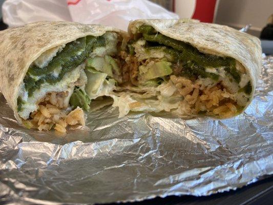 Chile relleno burrito is AMAZING!!!