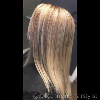 Highlights to achieve the Blonde this client was looking for! Hair done by Colleen.