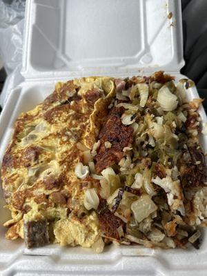 Keilbasa Omlet