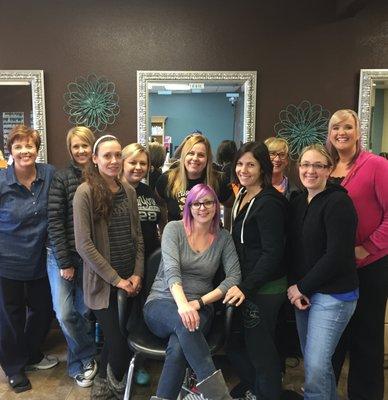 What a great group of ladies we have, always ready to come in and help out!