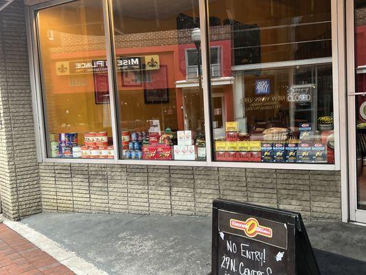 Italian market sells Italian goods. Doesn't open until 5:00 p.m.