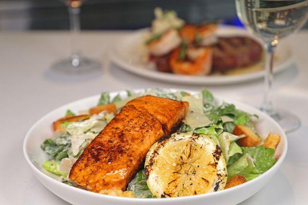 Salmon Caesar Salad