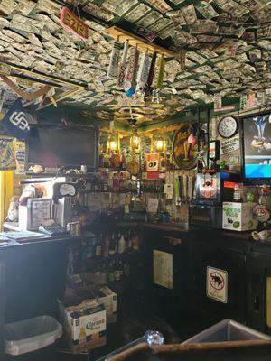 Corner of the bar