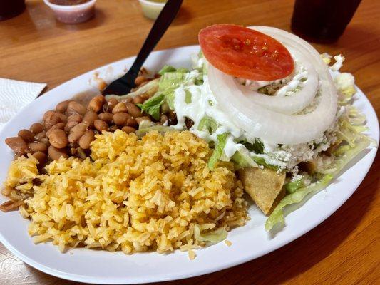 Golden Taquitos in a Combination. These are perfection.