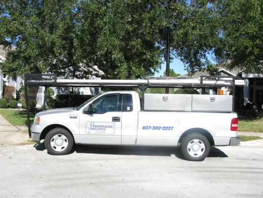 One of our well equipped service trucks