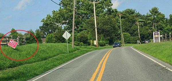 Peco -- More protest signs: Don't cut down our trees! (Goshen Road)