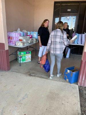 1st Annual Life Choices Medical Clinic and Care Baby Shower & Food Distribution. Hosted by Outer West Community Church & SA Food Bank.