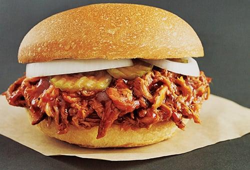 Pulled pork sandwich