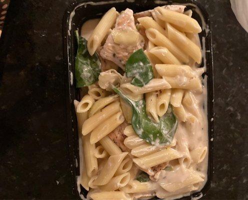 Chicken piccata with penne!