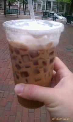 Can you say coffee ice cubes?! Awesome.