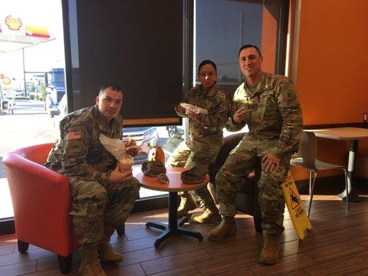 Military application at its finest!Recruiting class 048-18 live fire in Cincinnati,OH breakfast on the Manager!THANK YOU FOR YOUR SUPPORT