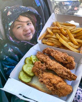 Country Style Tenders and Fries