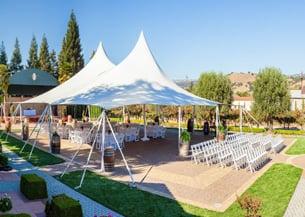 Guglielmo Winery in Morgan Hill - We installed a 6,000 square foot Paver Patio to enhance their outdoor events.