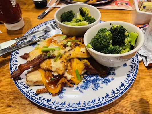 Maple Bacon Grilled Chicken with Broccoli.