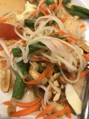 Papaya salad.