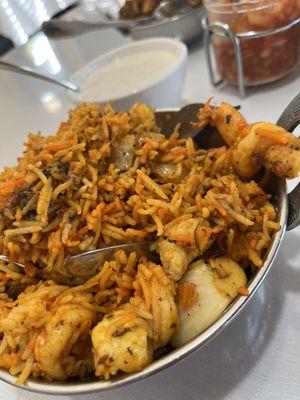 39. Shrimp Biryani