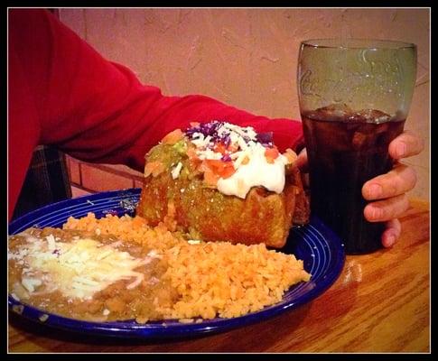 The largest chimichanga I've ever seen.