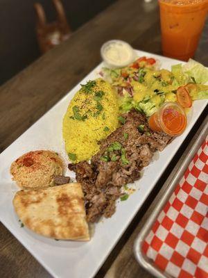 Lamb Shawarma Platter ($18.95)