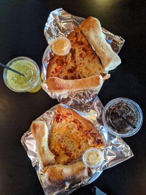 Best lunch deal in Columbus! $5.49 giant slice, breadsticks, dip & drink