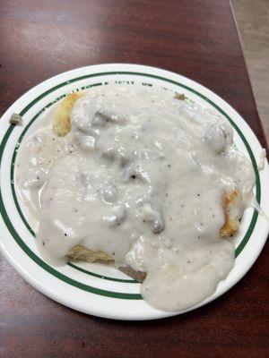 Biscuits and gravy