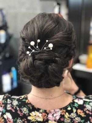 Updo done by Nora