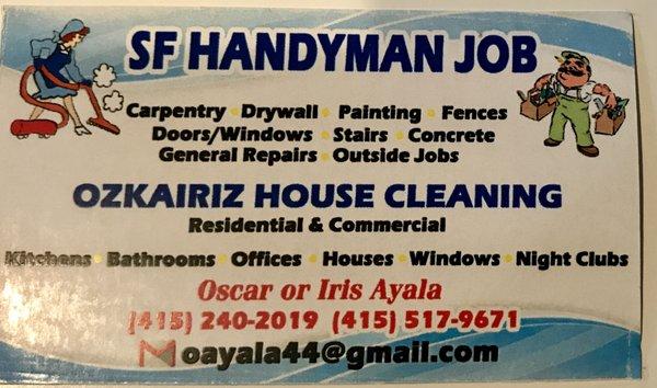 SF Handyman Job