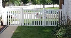 Vinyl PVC Picket Fence