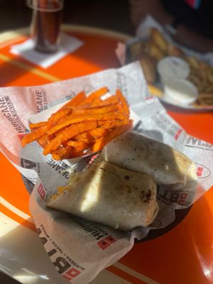 Cancun Chicken Wrap Side Sweet Potato Fries