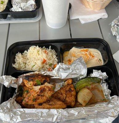 Chicken Kabob Plate