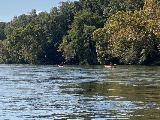 Friends kayaking!