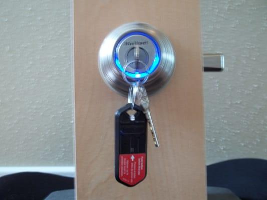 New Kwikset KEVO bluetooth electronic lock