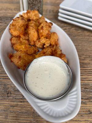 Famous Wisconsin cheese curds.