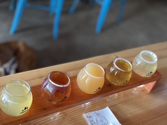 A lovely flight of sours