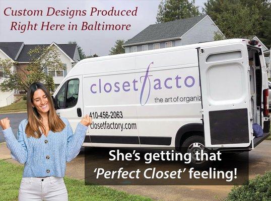 Maryland Custom Closet Designers