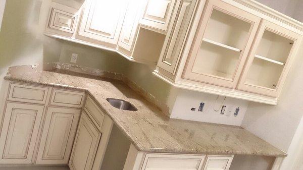 Kitchen Remodel - Wet bar with Granite Countertops