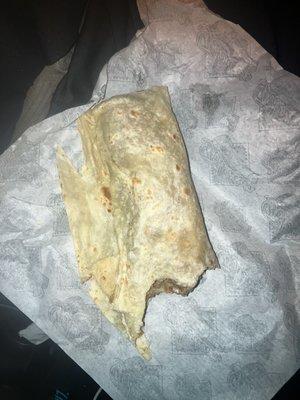 Carne Asada Burrito